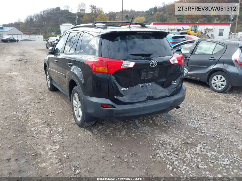 2T3RFREV8DW051312 2013 Toyota Rav4 Xle