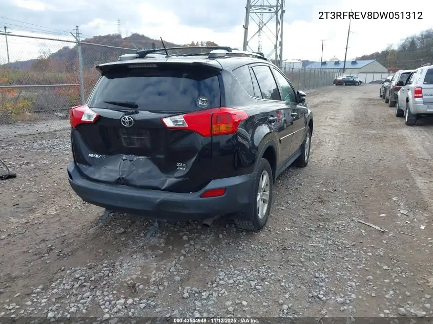 2T3RFREV8DW051312 2013 Toyota Rav4 Xle