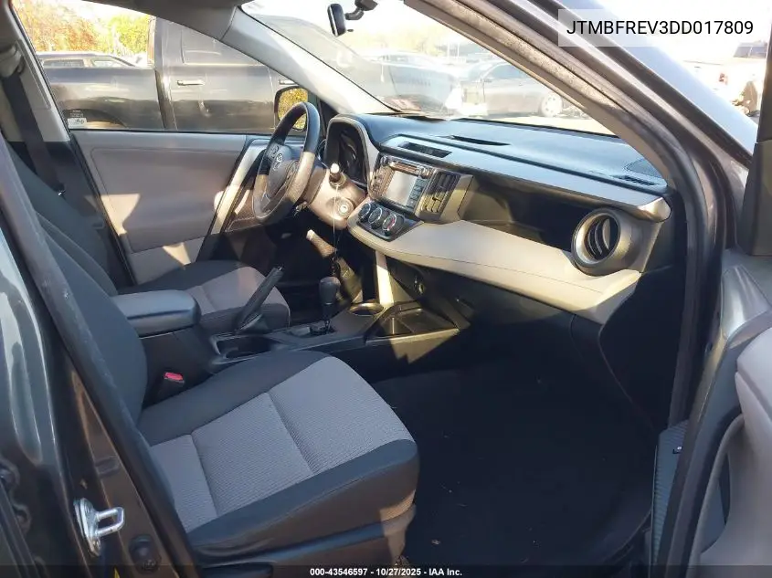 JTMBFREV3DD017809 2013 Toyota Rav4 Le
