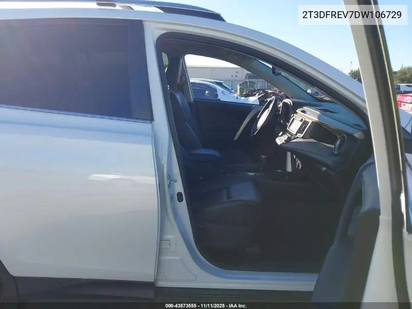 2T3DFREV7DW106729 2013 Toyota Rav4 Limited