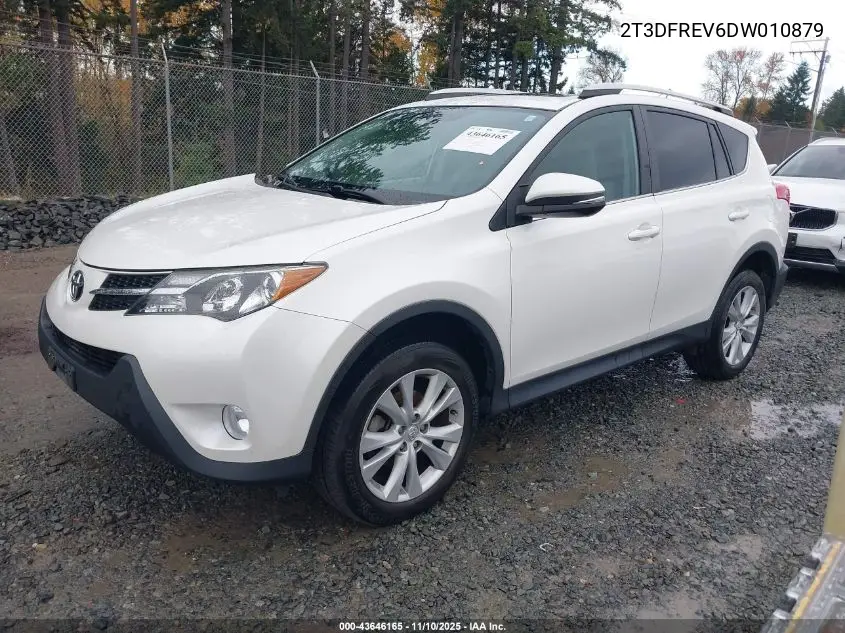 2T3DFREV6DW010879 2013 Toyota Rav4 Limited