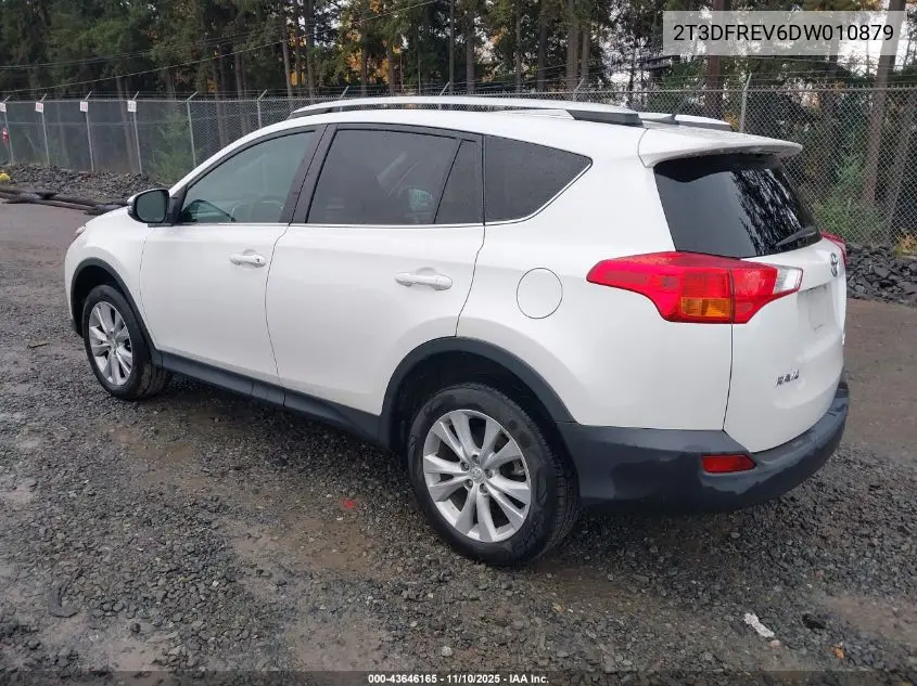 2T3DFREV6DW010879 2013 Toyota Rav4 Limited