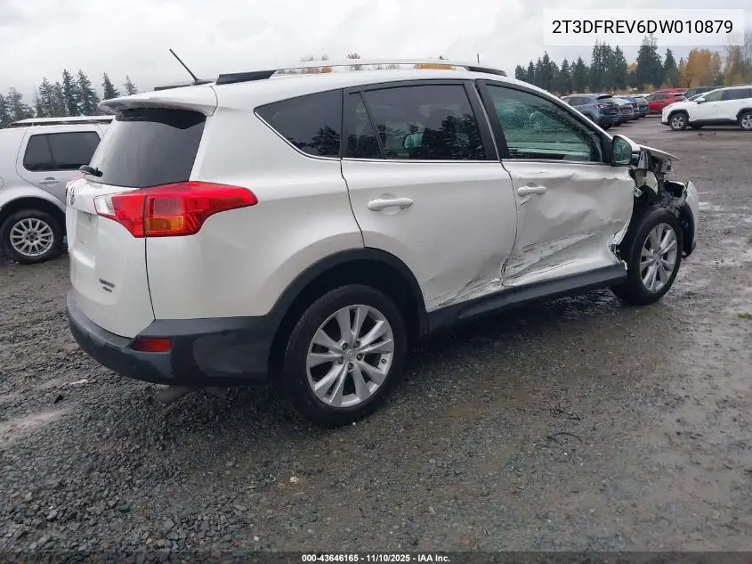 2T3DFREV6DW010879 2013 Toyota Rav4 Limited