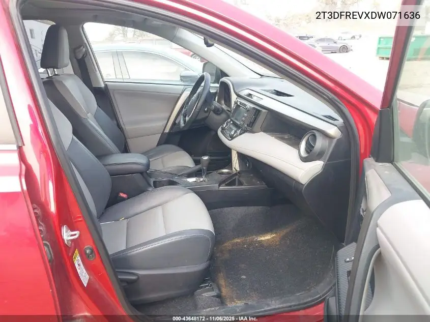 2T3DFREVXDW071636 2013 Toyota Rav4 Limited