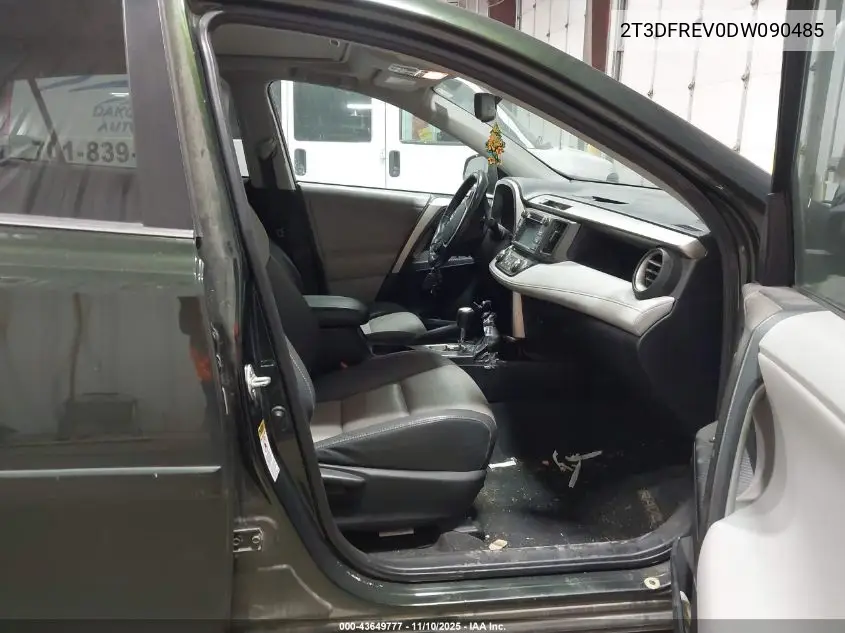 2T3DFREV0DW090485 2013 Toyota Rav4 Limited