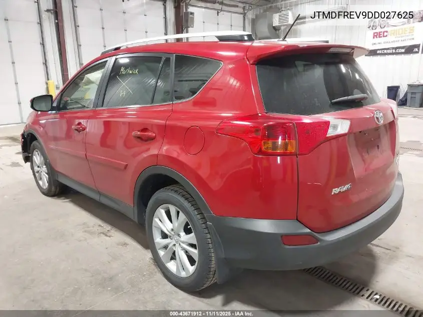 JTMDFREV9DD027625 2013 Toyota Rav4 Limited