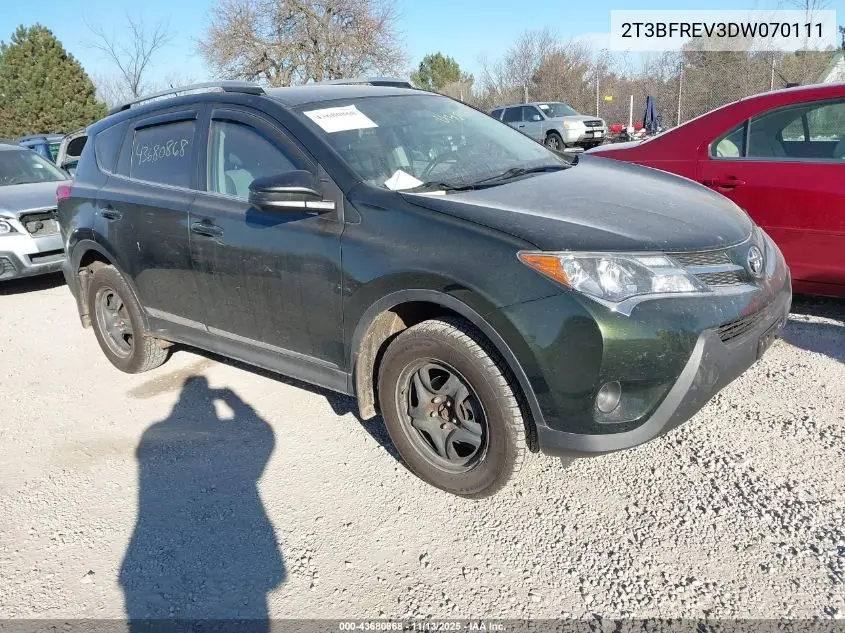 2T3BFREV3DW070111 2013 Toyota Rav4 Le