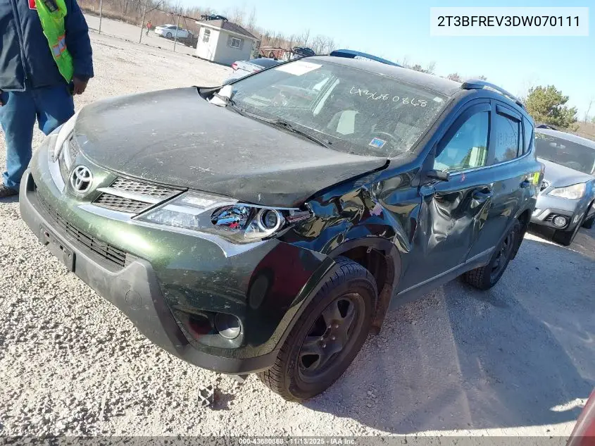 2T3BFREV3DW070111 2013 Toyota Rav4 Le