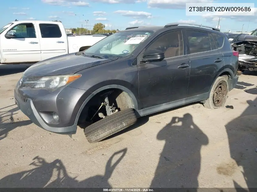 2T3BFREV2DW009686 2013 Toyota Rav4 Le