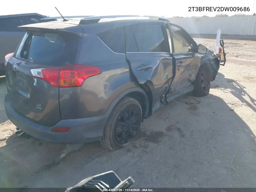 2T3BFREV2DW009686 2013 Toyota Rav4 Le