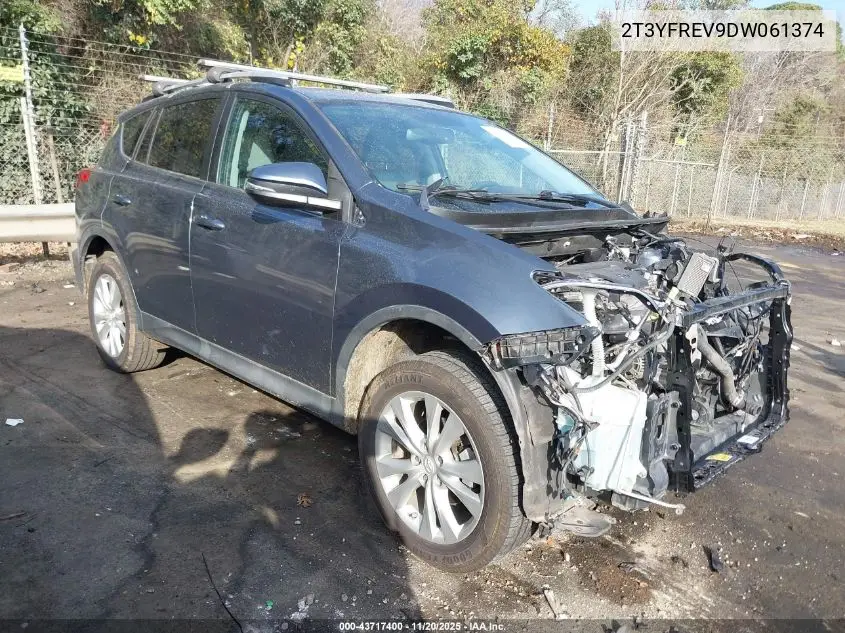 2T3YFREV9DW061374 2013 Toyota Rav4 Limited