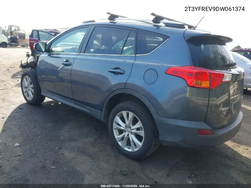 2T3YFREV9DW061374 2013 Toyota Rav4 Limited