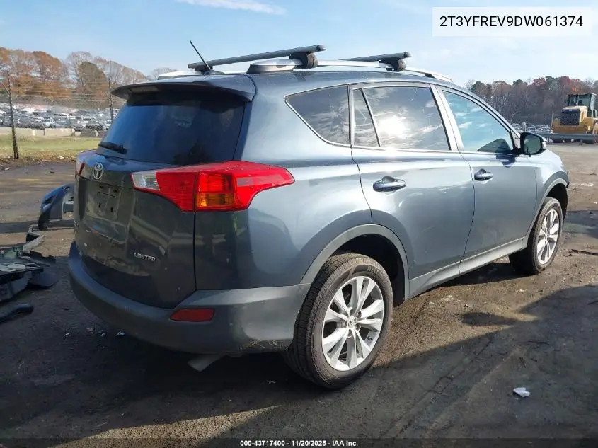 2T3YFREV9DW061374 2013 Toyota Rav4 Limited