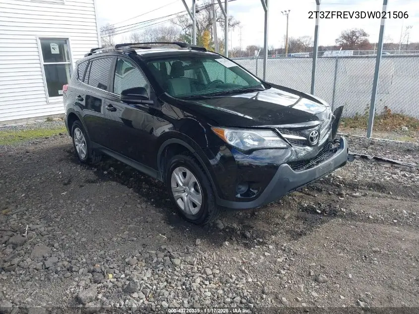 2T3ZFREV3DW021506 2013 Toyota Rav4 Le