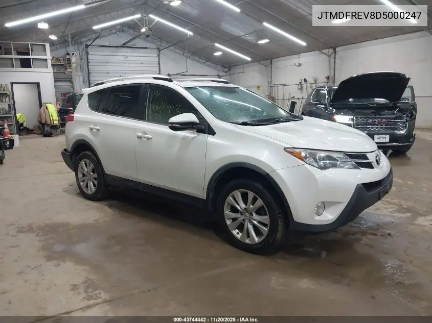 JTMDFREV8D5000247 2013 Toyota Rav4 Limited
