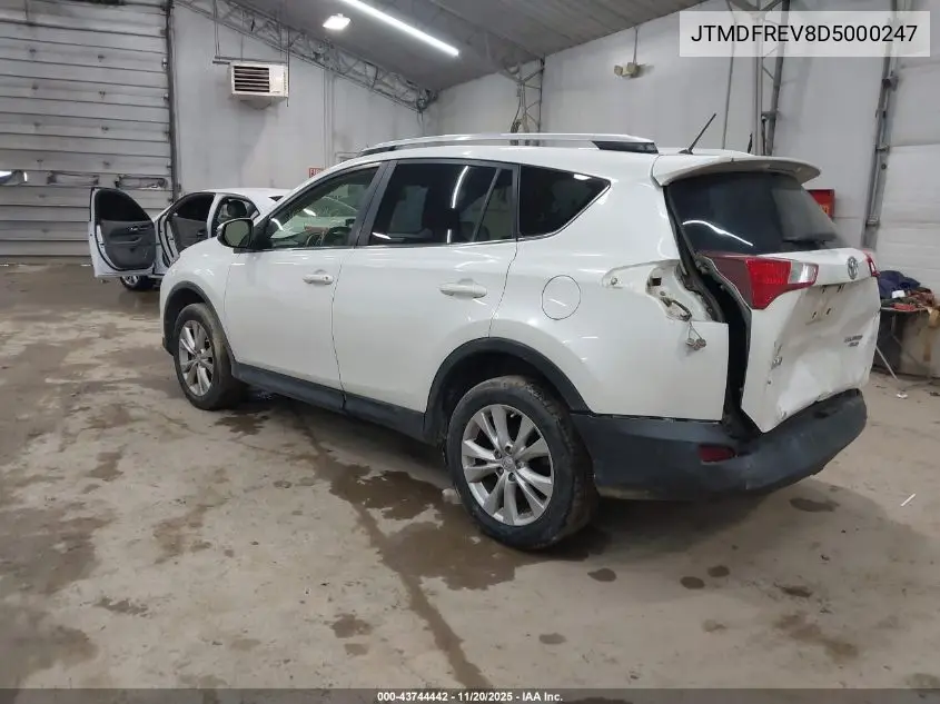 JTMDFREV8D5000247 2013 Toyota Rav4 Limited