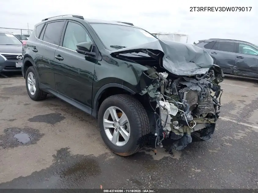 2T3RFREV3DW079017 2013 Toyota Rav4 Xle