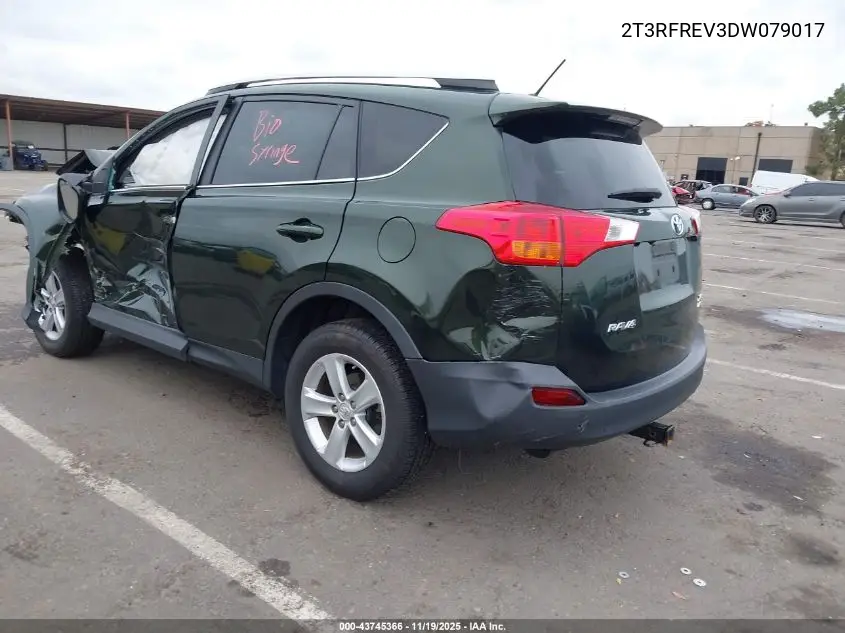 2T3RFREV3DW079017 2013 Toyota Rav4 Xle