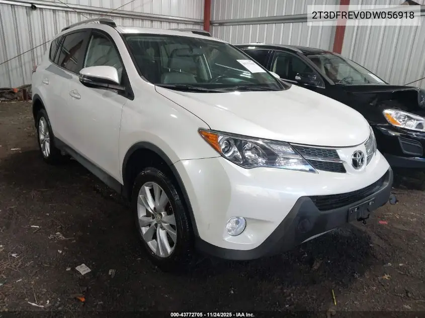 2T3DFREV0DW056918 2013 Toyota Rav4 Limited
