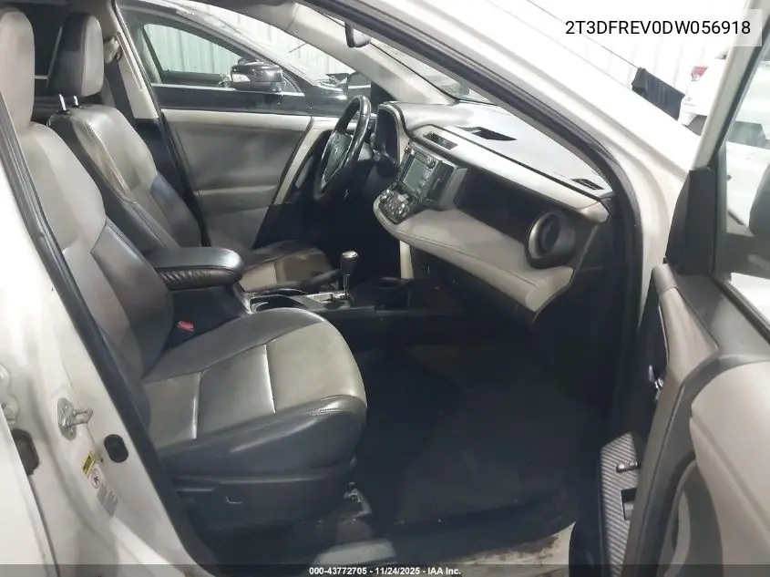 2T3DFREV0DW056918 2013 Toyota Rav4 Limited