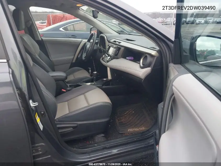2T3DFREV2DW039490 2013 Toyota Rav4 Limited