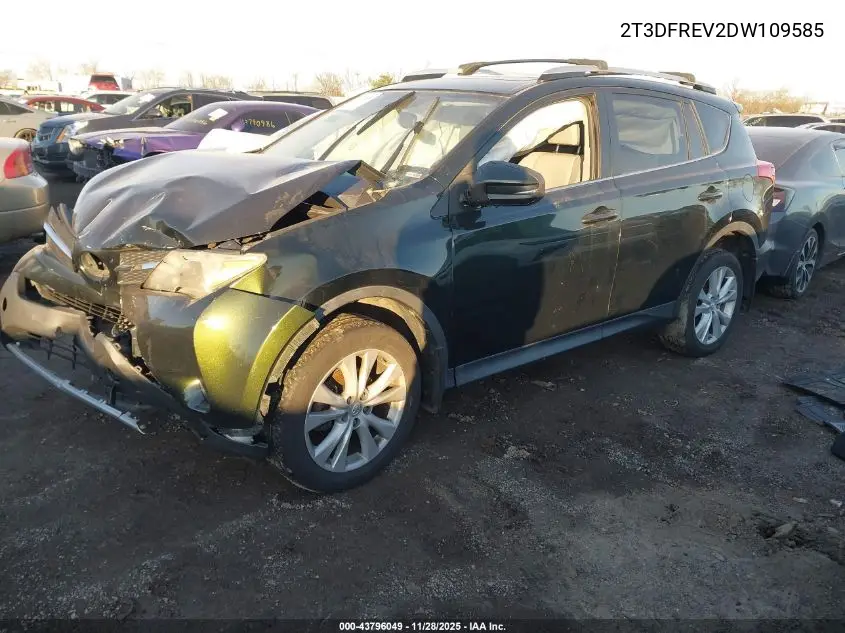 2T3DFREV2DW109585 2013 Toyota Rav4 Limited
