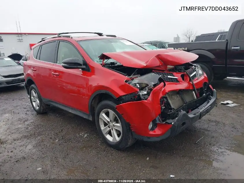 JTMRFREV7DD043652 2013 Toyota Rav4 Xle