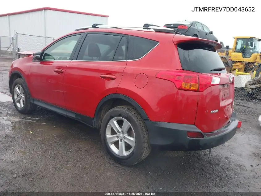 JTMRFREV7DD043652 2013 Toyota Rav4 Xle