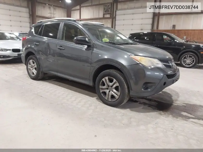 JTMBFREV7DD038744 2013 Toyota Rav4 Le
