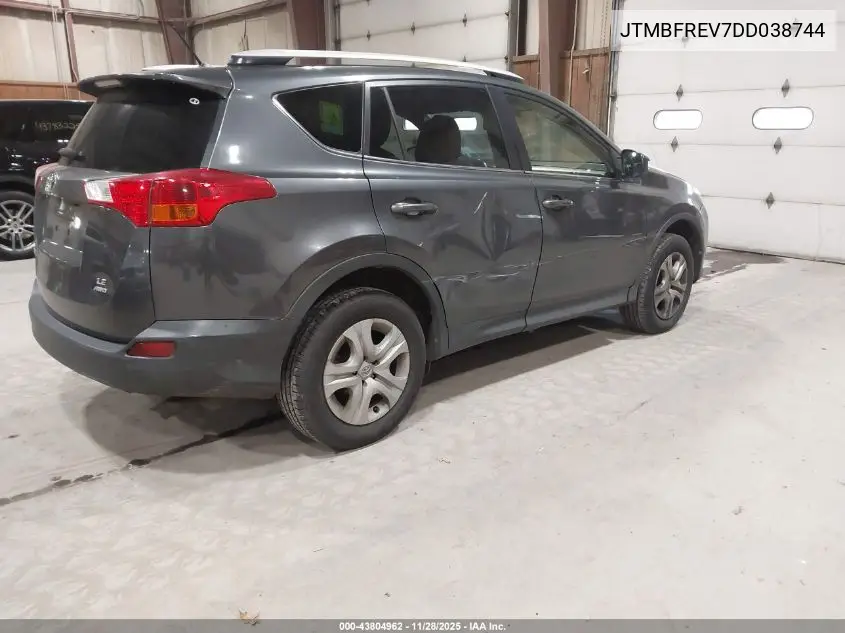 JTMBFREV7DD038744 2013 Toyota Rav4 Le