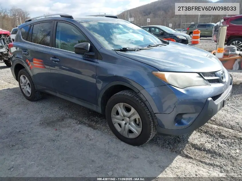 2T3BFREV6DW098033 2013 Toyota Rav4 Le