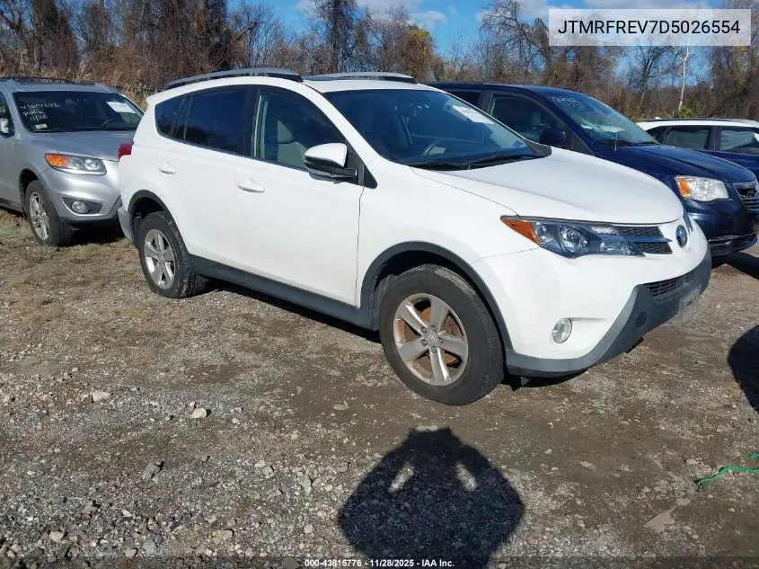 JTMRFREV7D5026554 2013 Toyota Rav4 Xle