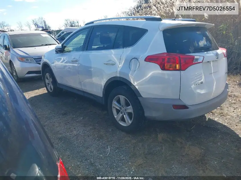 JTMRFREV7D5026554 2013 Toyota Rav4 Xle