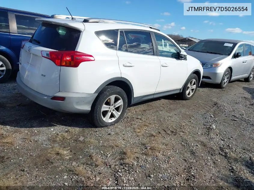 JTMRFREV7D5026554 2013 Toyota Rav4 Xle