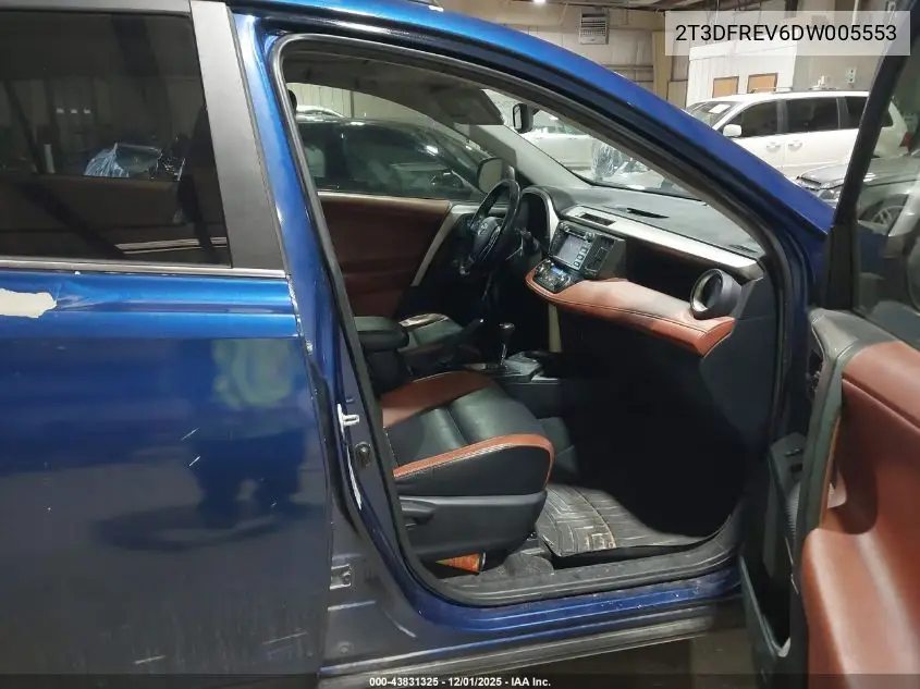 2T3DFREV6DW005553 2013 Toyota Rav4 Limited