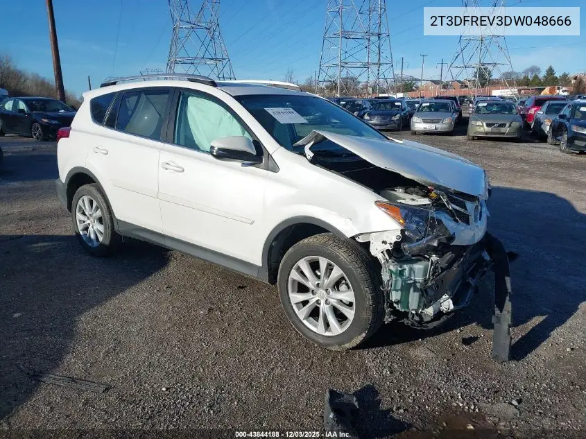 2T3DFREV3DW048666 2013 Toyota Rav4 Limited