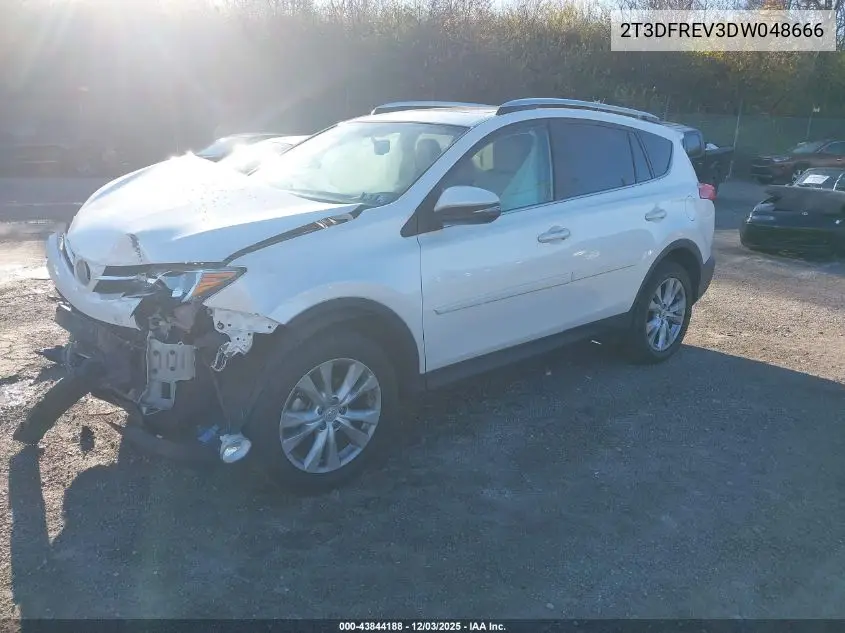 2T3DFREV3DW048666 2013 Toyota Rav4 Limited