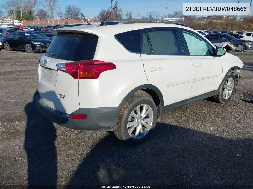 2T3DFREV3DW048666 2013 Toyota Rav4 Limited