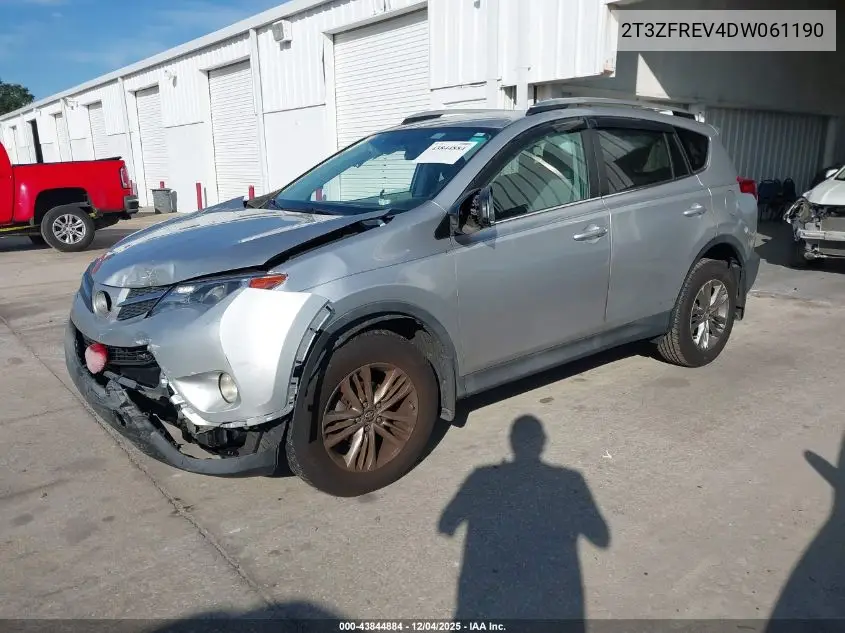 2T3ZFREV4DW061190 2013 Toyota Rav4 Le
