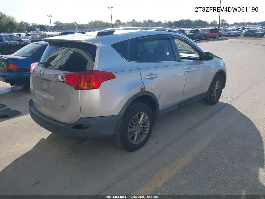 2T3ZFREV4DW061190 2013 Toyota Rav4 Le