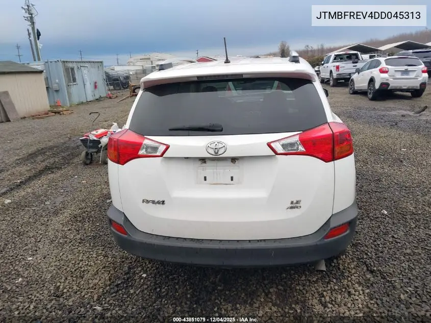 JTMBFREV4DD045313 2013 Toyota Rav4 Le