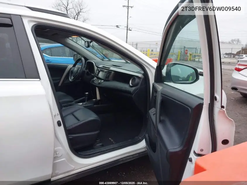 2T3DFREV6DW009540 2013 Toyota Rav4 Limited