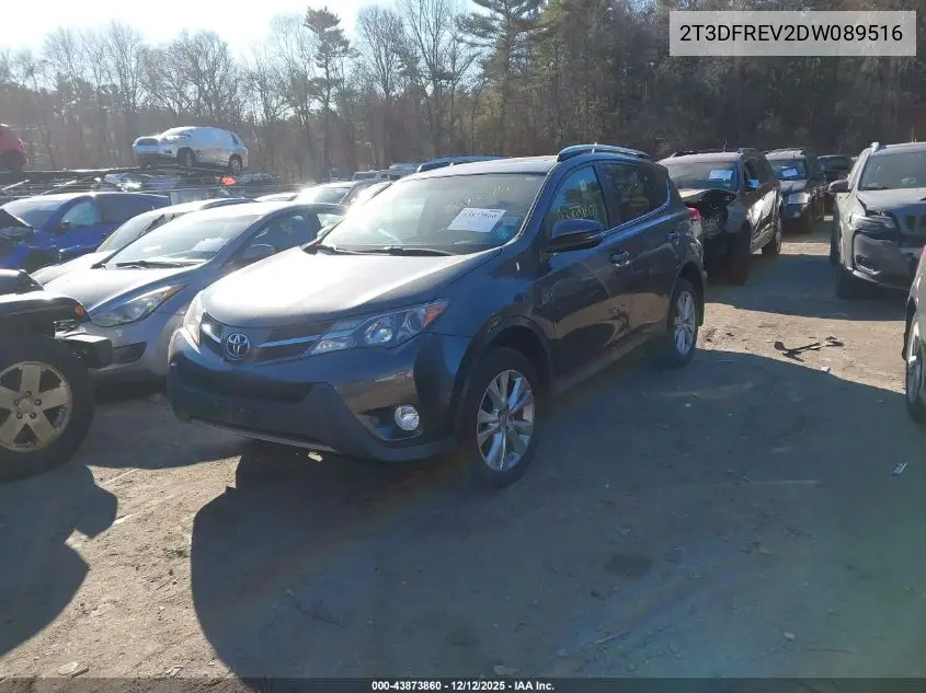 2T3DFREV2DW089516 2013 Toyota Rav4 Limited