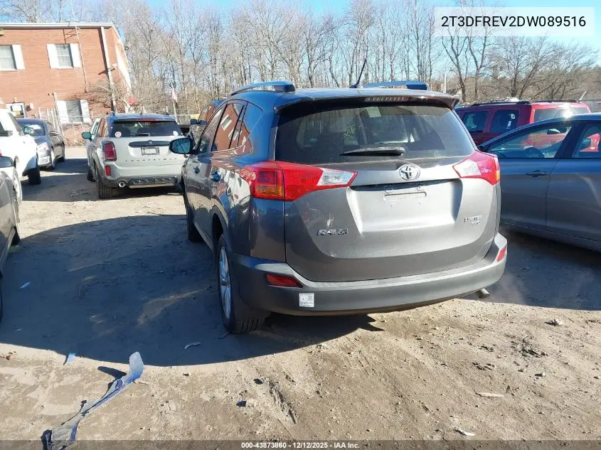 2T3DFREV2DW089516 2013 Toyota Rav4 Limited