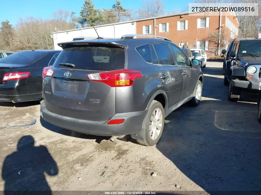2T3DFREV2DW089516 2013 Toyota Rav4 Limited