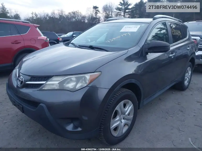 2T3BFREV3DW074496 2013 Toyota Rav4 Le