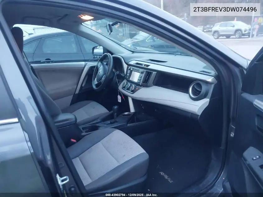 2T3BFREV3DW074496 2013 Toyota Rav4 Le