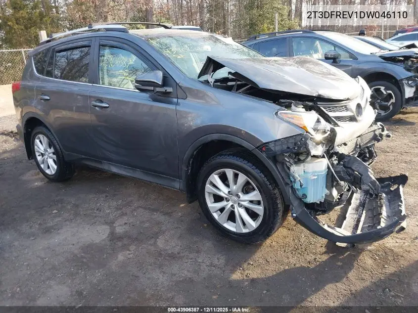 2T3DFREV1DW046110 2013 Toyota Rav4 Limited