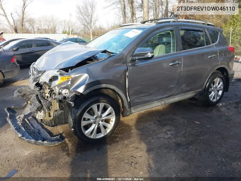 2T3DFREV1DW046110 2013 Toyota Rav4 Limited