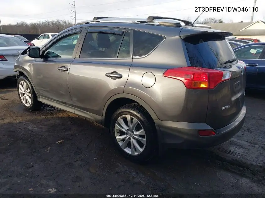 2T3DFREV1DW046110 2013 Toyota Rav4 Limited